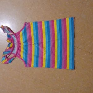 Child's sleeveless ruffle shirt